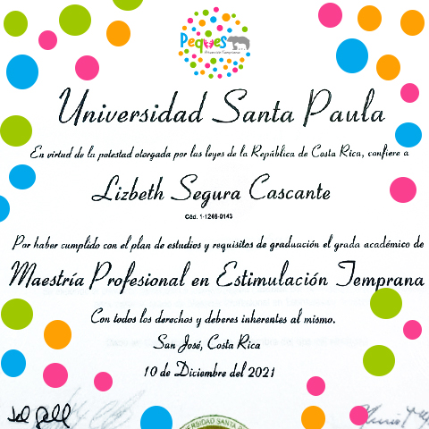 Maestría en Atención Temprana universidad Santa Paula Maestría en Atención Temprana universidad Santa Paula